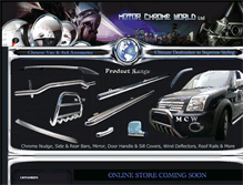 Tablet Screenshot of motorchromeworld.com